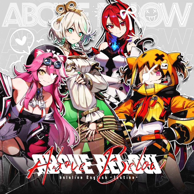 The digital version of "ABOVE BELOW" is now available on music streaming platforms!Hope you  #holoJustice 
