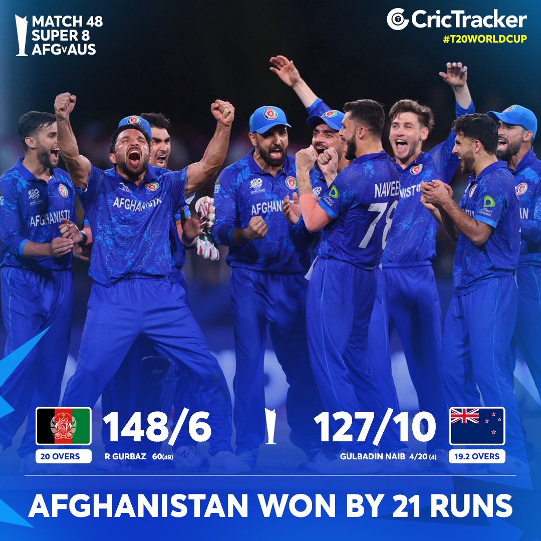 Cricketracker's tweet photo. Afghanistan cricket celebrates a historic victory as they triumph over the formidable Australian team. https://t.co/tS3IqFUv3S
