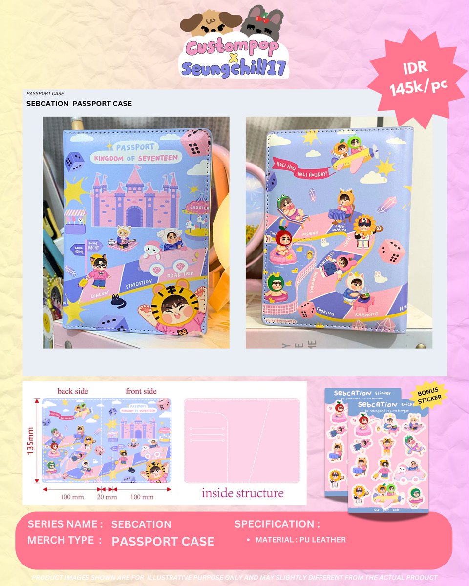 chimchimchingu's tweet photo. [MY GO 🇲🇾] 
Sebcation Passport Case by @custompop_id x @seungchill17 

💖 RM 47
✅ Need 2nd Payment
📍Selangor, WM

🔗 Order Form&amp;Details (Closed 26 June)
https://t.co/PnESr7WshQ
ETA: TBA

#pasarseventeen #pasarsvt #pasarseventeenmy @PasarSeventeen https://t.co/zOTmkSai4w
