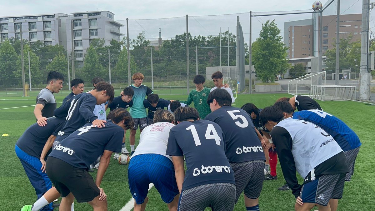 cucsoccerclub's tweet image. 【試合結果】
🏆2024千葉県大学サッカー1部リーグ第6節
🗓 6月9日
📍 #城西国際大学
🆚 #淑徳大学
🔢 3-4 (3-0.0-4)

【得点者】
 #石関慎 (#水戸商業)
 #土井龍樹(#東京実業)
 #中島翔剛 (#東京学館浦安)

引き続き応援よろしくお願いします‼︎⚽️

 #千葉商科大学 #CUC #大学サッカー   #bonera