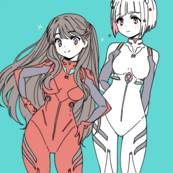 「まあいうて めぐちゃん似合っちゃうから仕方ないっしょ!」 「うん・・ぼくいろのめぐ いいね」「・・言い方」 