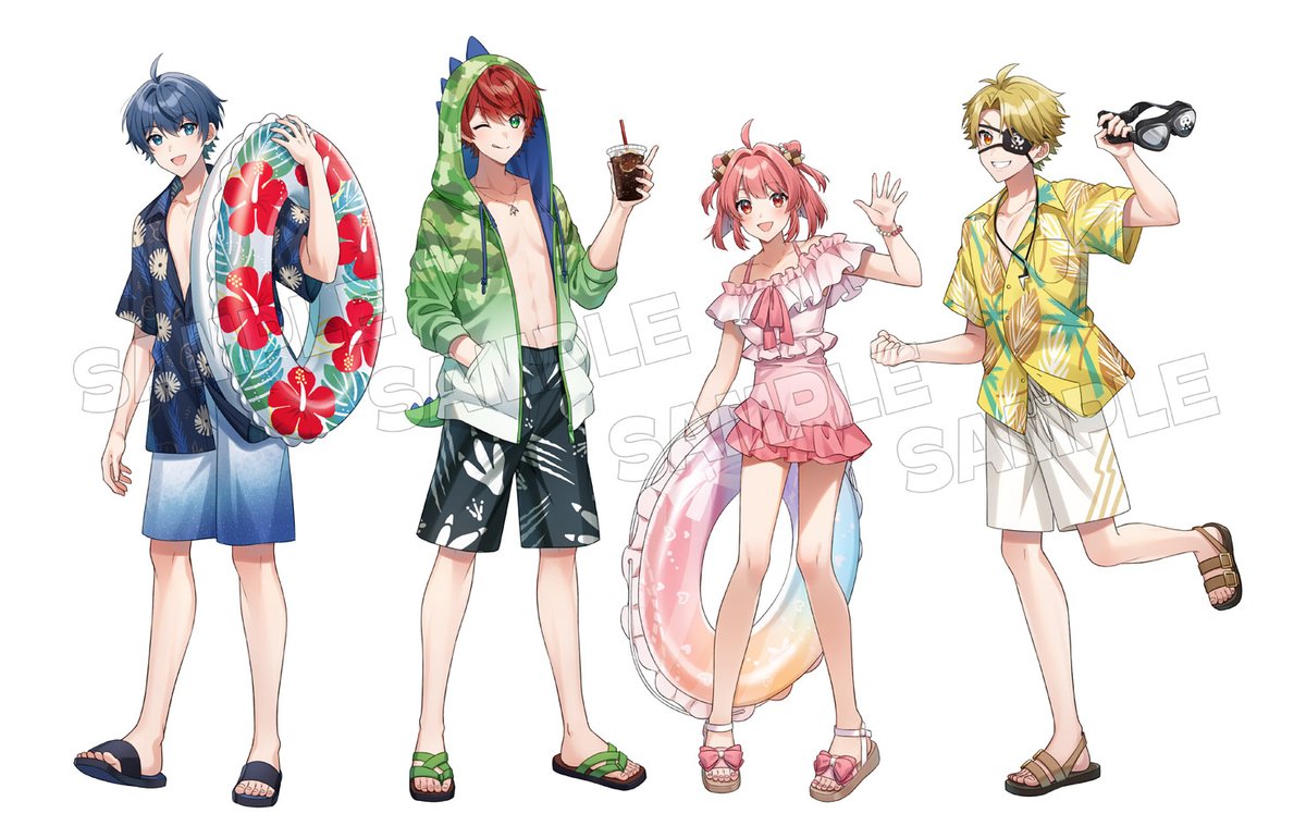 東京サマーランド×カラフルピーチ」様のコラボ 『サマーからぴちランド