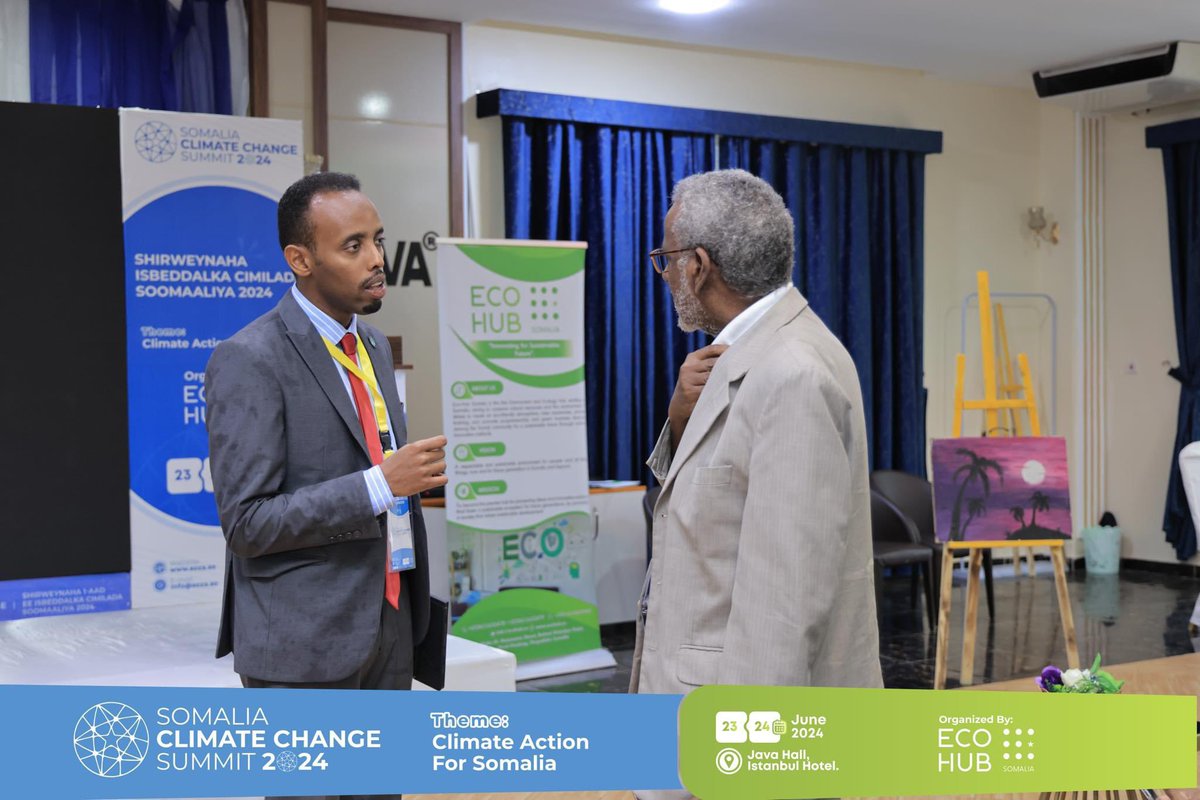 Somalia Climate Summit (@somaliaclimate) on Twitter photo The Director of the 1st Somalia Climate Change Summit <a href="/Shakir252/">Mohamed Shakir</a> reached at venue.
#SCCS2024 The Director of the 1st Somalia Climate Change Summit <a href="/Shakir252/">Mohamed Shakir</a> reached at venue.
#SCCS2024