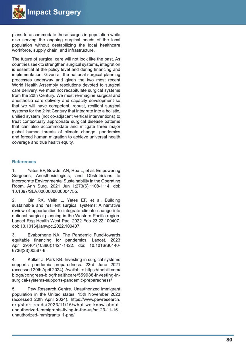 Kee Park (@keepark) on Twitter photo "must re-imagine #surgical & #anesthesia...so we have competent, robust, resilient surgical systems... that integrate into a holistic, unified system (not co-adjacent vertical interventions)"
<a href="/JohnMeara/">John G Meara 🇲🇹🇦🇺🇺🇸</a>
<a href="/mcc_craig/">Craig McClain, MD, MPH</a>
<a href="/HarvardPGSSC/">Harvard Global Surgery</a>
<a href="/theG4Alliance/">The G4 Alliance</a>
<a href="/wfsaorg/">WFSA</a>
tinyurl.com/5b3dneek "must re-imagine #surgical & #anesthesia...so we have competent, robust, resilient surgical systems... that integrate into a holistic, unified system (not co-adjacent vertical interventions)"
<a href="/JohnMeara/">John G Meara 🇲🇹🇦🇺🇺🇸</a>
<a href="/mcc_craig/">Craig McClain, MD, MPH</a>
<a href="/HarvardPGSSC/">Harvard Global Surgery</a>
<a href="/theG4Alliance/">The G4 Alliance</a>
<a href="/wfsaorg/">WFSA</a>
tinyurl.com/5b3dneek