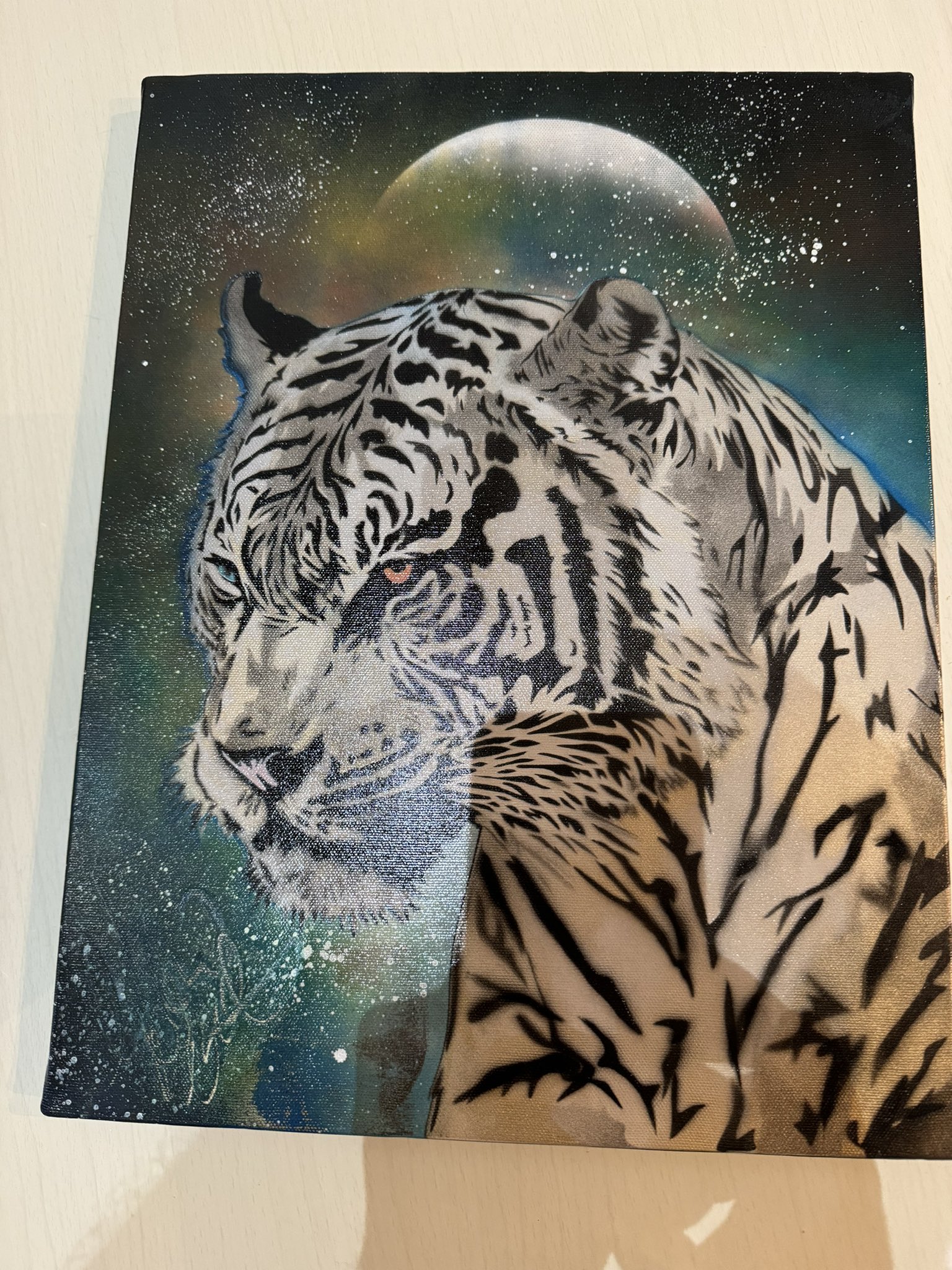 スプレーアートエデン ホワイトタイガー