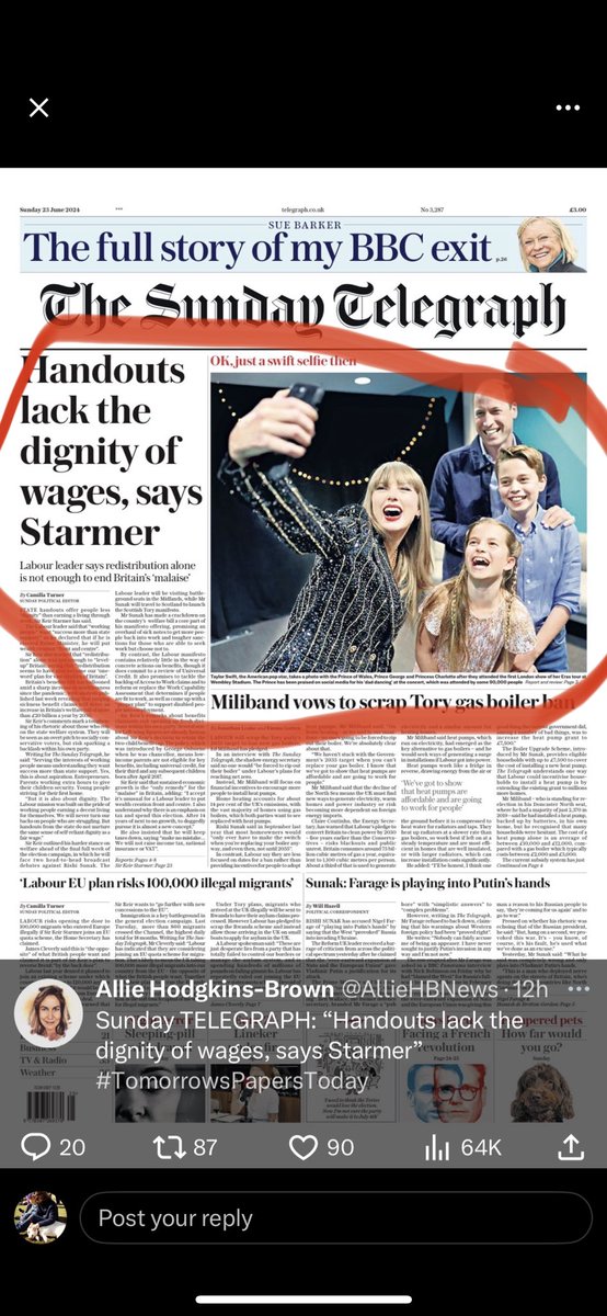 Bit harsh to call out these facts in front of William’s kids…