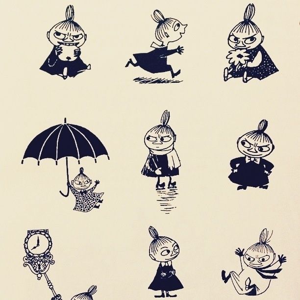 "..You have the right to be angry sometimes" - Little My, character in the Moomin books by Tove Jansson who first appeared in 1950. She is small, determined, mischievous and fiercely independent and partly based on the author herself. #WomensArt #Monday