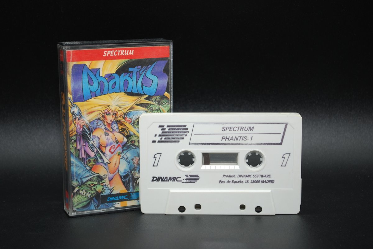 Phantis (1987)
Dinamic
ZX Spectrum
Jewel cassette
875 pesetas

#ColeccionDinamic #159

Programa: Carlos Abril
Gráficos: Javier Cubedo
Pantalla de carga: Javier Cubedo
Música: Javier Cubedo
Ilustración: Alfonso Azpiri
Productor: Víctor Ruiz