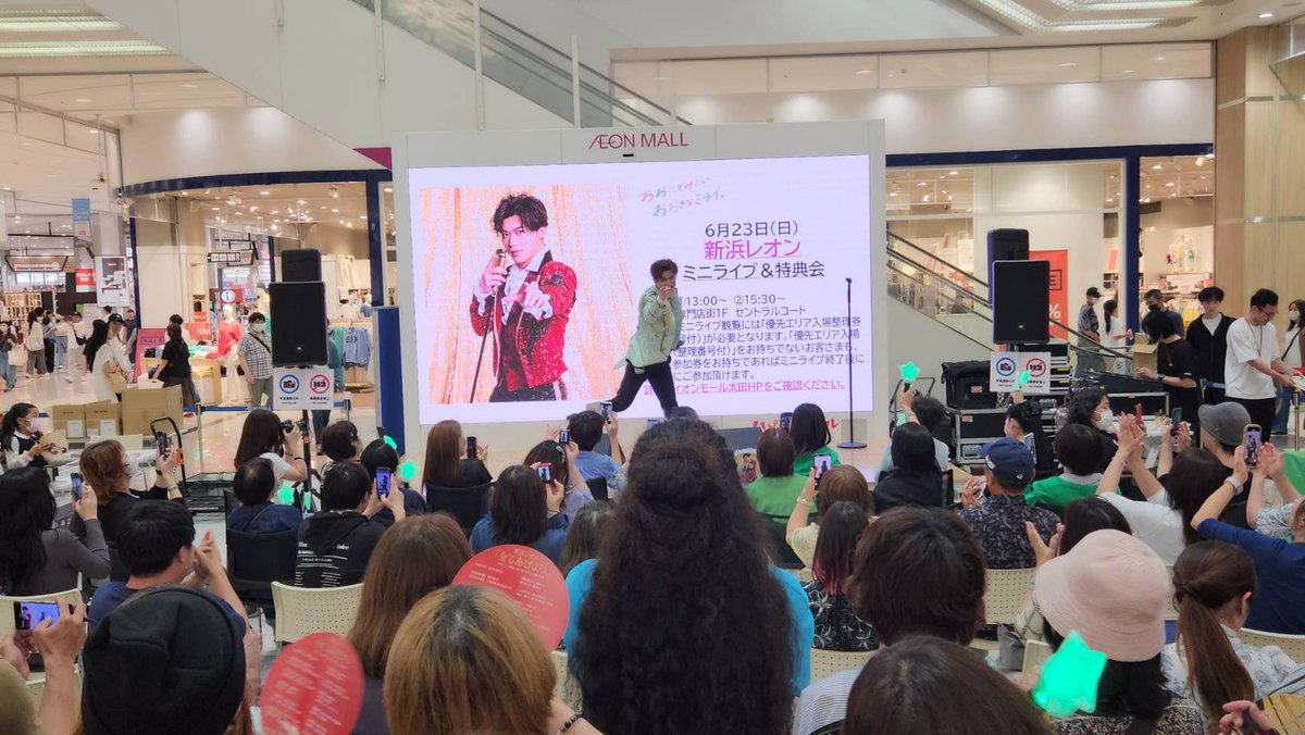 今日は！！！ インストアイベントでは初の群馬🎤 沢山の応援を本当に