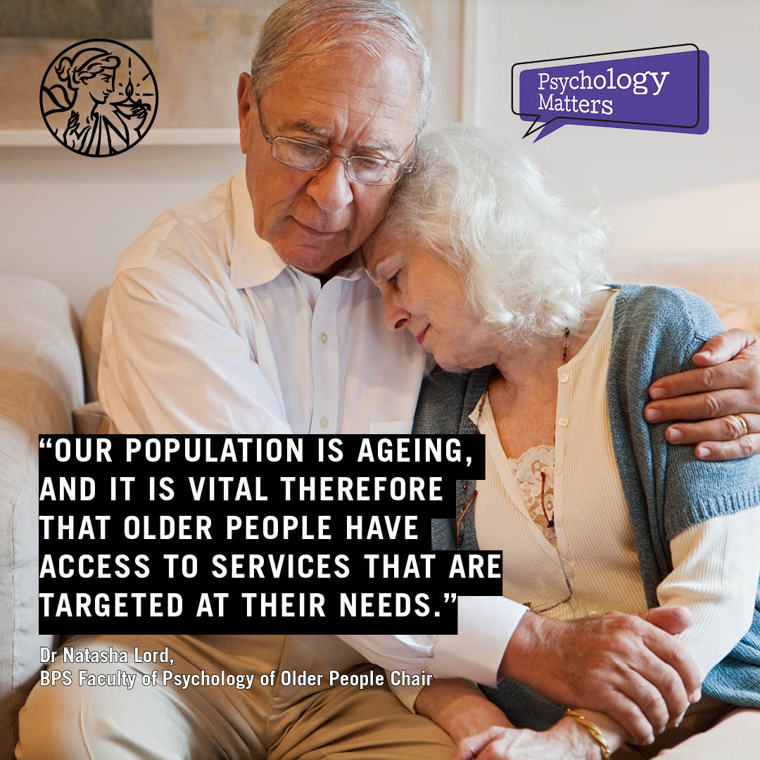 It's vital the next govt addresses the underlying causes of ill-health &amp; inequalities for older people &amp;:

"sufficiently funds mental health services to ensure equal access." Dr Natasha Lord

Hear from key contributors to our #PsychologyMatters manifesto: bps.org.uk/news/psycholog…