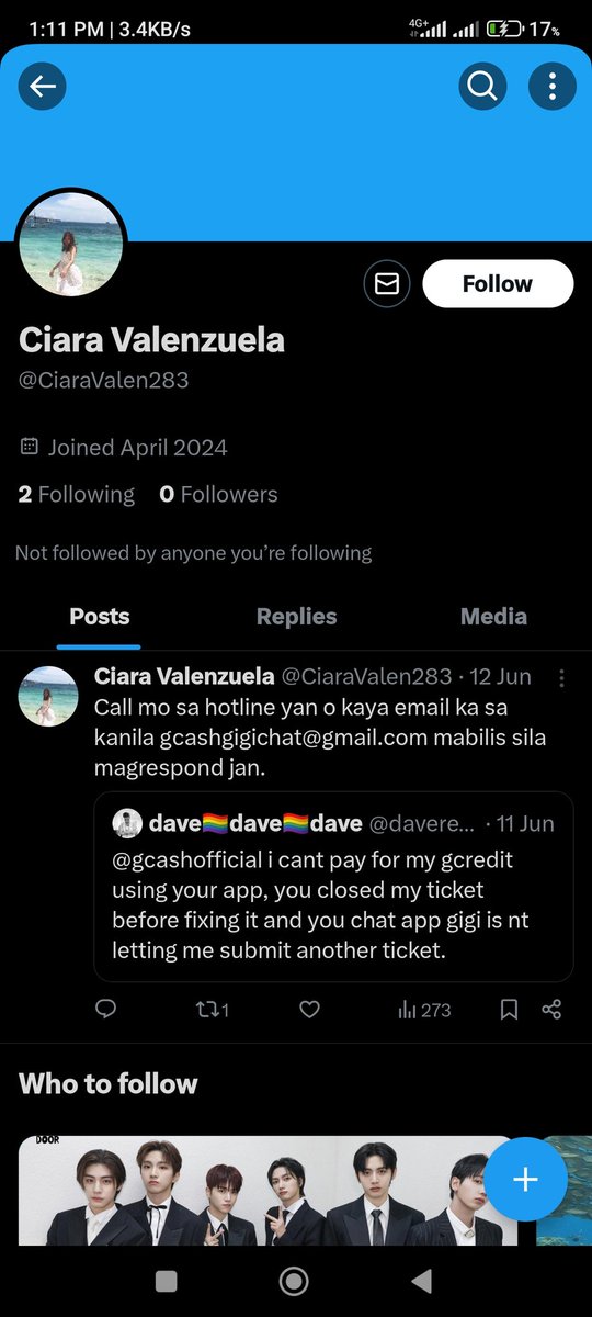 Pawphii's tweet photo. @gcashofficial sa sobrang tagal nyo ayusin yung issue nagkaka-scaman na. Nagrereply pa mismo sa thread na kasama kayo. Paki-ayos naman pls. Itong account na to yung nagpapakalat ng email address na gcashgigichat@gmail.com https://t.co/7c0anzKeGG