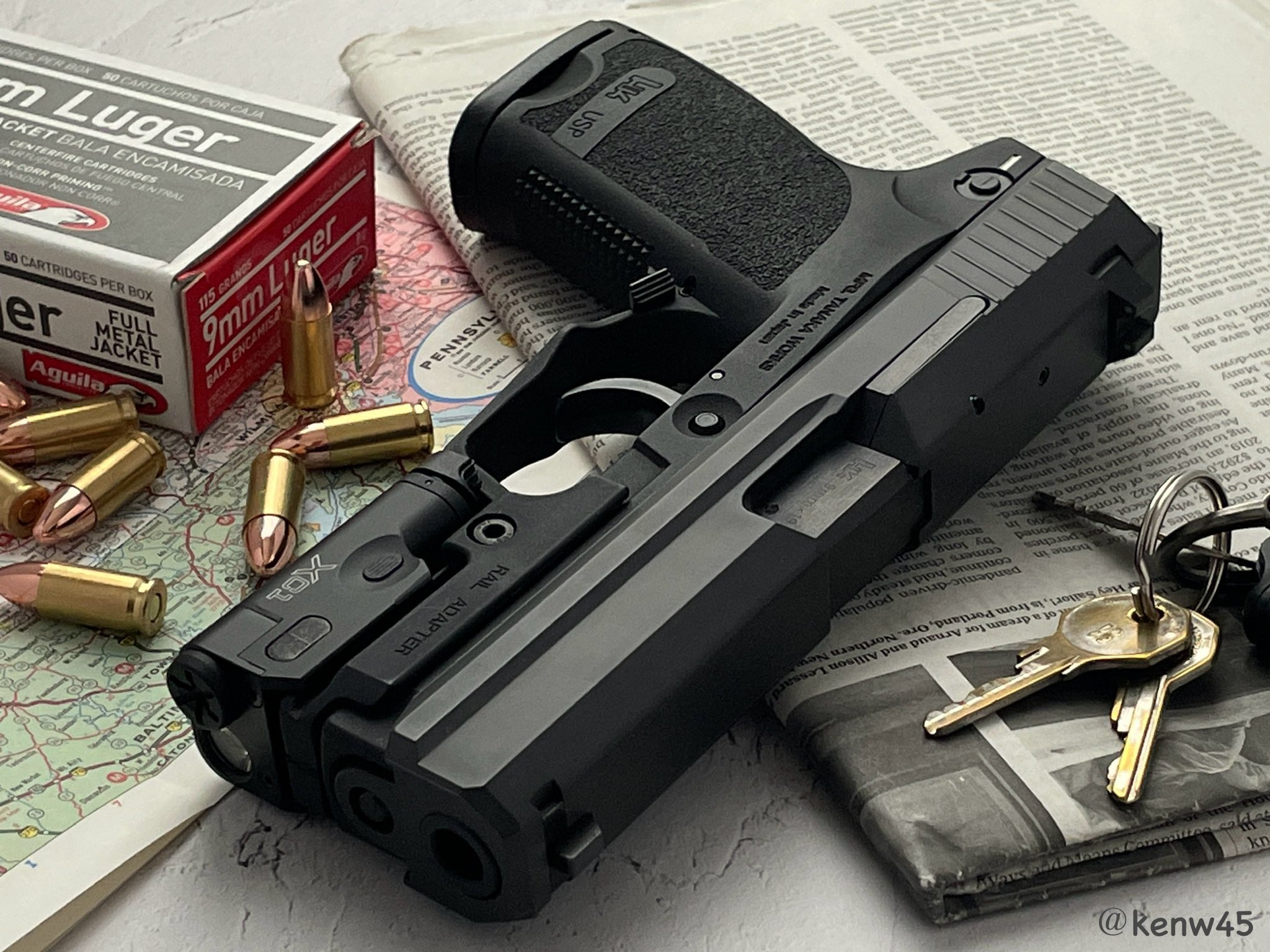 タナカワークスH&K P8 HW ガスブローバック ガスガン 箱付 タナカ