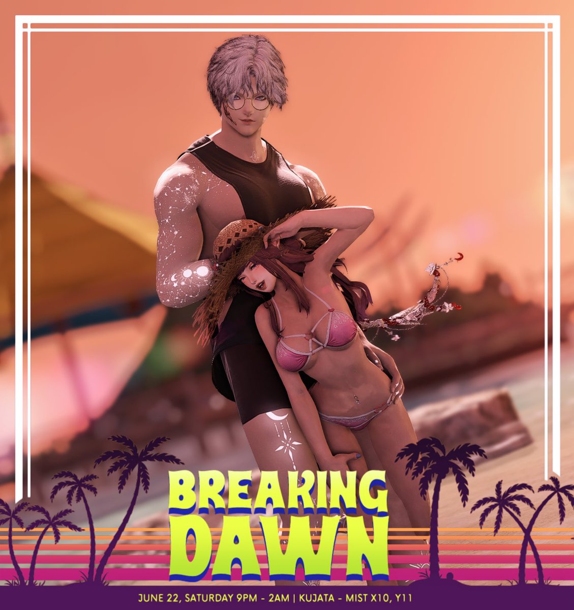 Souvenir photo from last night. Thank you for capturing this☺️ We had so much fun!

📸 Nagini

#breakingdawnxiv | #gpose | #Au_Ra | #ElementalDC | #Viera