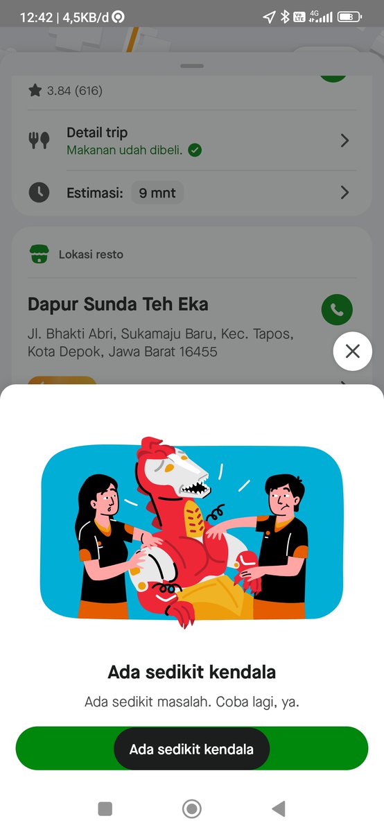 arrivefirst's tweet image. Error jek? @GojekOnTwitt