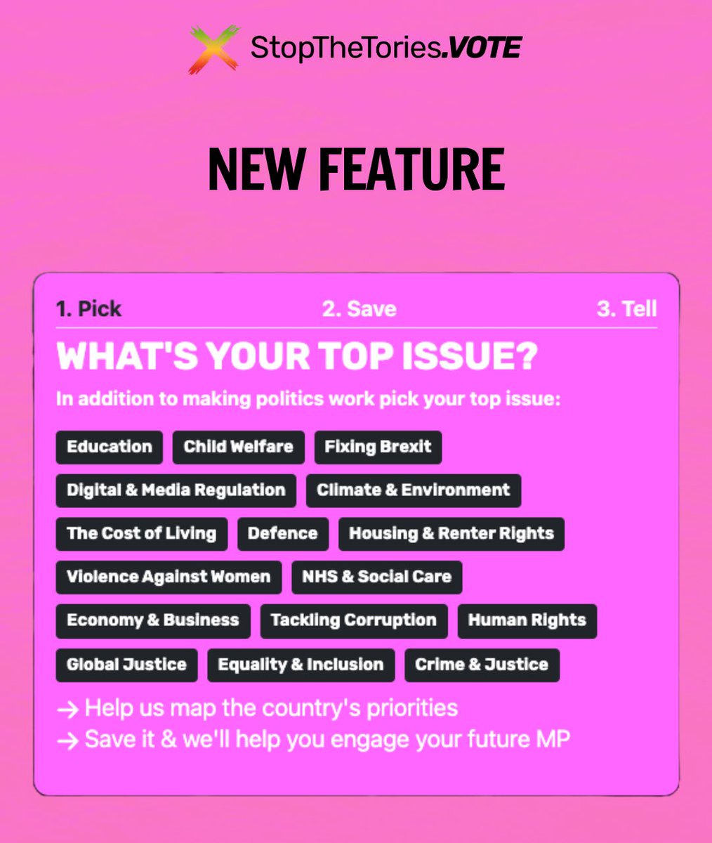 The Movement Forward | StopTheTories.vote tweet media