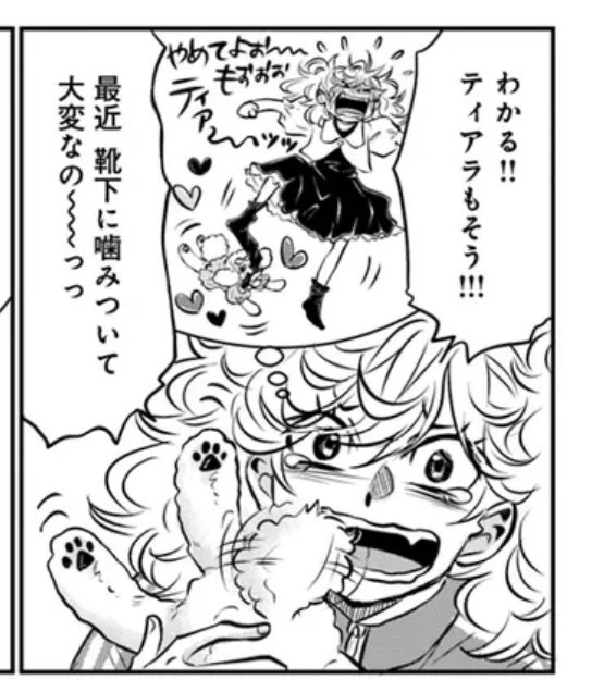 RP細かい所は読み流されても良いように描いてはいますが、もし読み取っていただければ多分全作者とても嬉しいと思います。

例えば49話でティアラが大暴れしてる所も、騒がず上手く扱えるようになってる優子の成長と、優子に萎縮せずわがまま言えるようになっているティアラの成長を描写しています。 