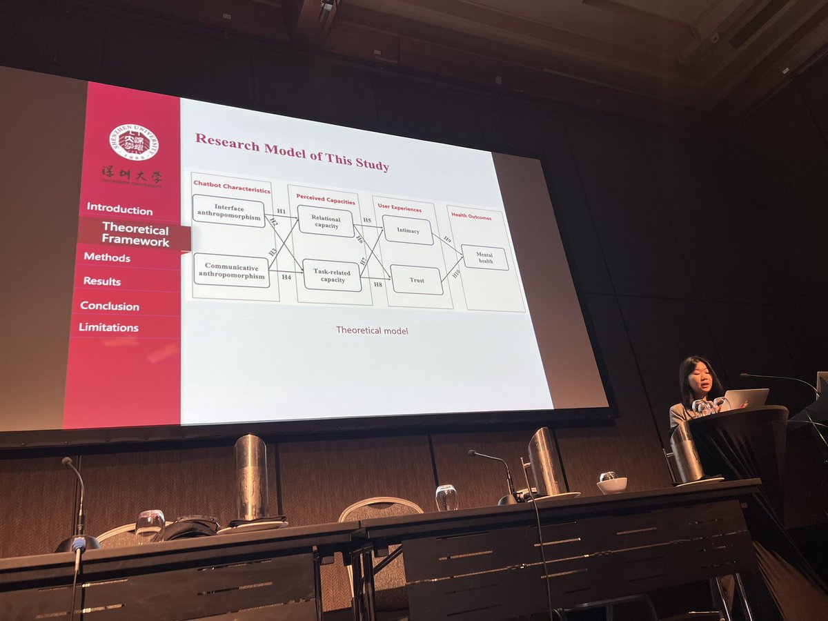 So happy and inspired to see other scholars are testing our theoretical framework on AI chatbot behavior change! 🤩It used a large scale survey and tested the mediating roles of relational vs task capacities and found some support for the model. More needs to follow!