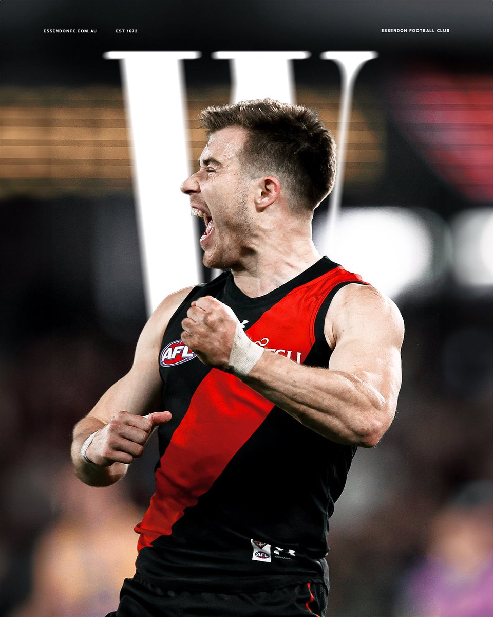 essendonfc's tweet image. Dons dub ✅

Win graphic ✅