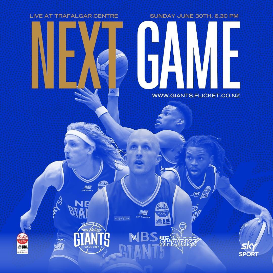 NBS Nelson Giants (@giantsnznbl) on Twitter photo 🚐 Road to securing a Top 6 position
🛫 📆 Sat Jun 22 | <a href="/manawatujets/">Manawatu Jets</a> ✅ 7️⃣7️⃣ | 1️⃣0️⃣4️⃣
🏠 📆 Sun Jun 30 | <a href="/SouthlandSharks/">Southland Sharks</a>
🏠 📆 Fri Jul 5 | <a href="/otagonuggetsnbl/">Otago Nuggets</a>
🛫 📆 Sun Jul 14 | <a href="/TaranakiAirs/">Taranaki Steelformers Airs</a>
#NelsonGiants
#SalsNBL #RatedE #SkySportNZ 🚐 Road to securing a Top 6 position
🛫 📆 Sat Jun 22 | <a href="/manawatujets/">Manawatu Jets</a> ✅ 7️⃣7️⃣ | 1️⃣0️⃣4️⃣
🏠 📆 Sun Jun 30 | <a href="/SouthlandSharks/">Southland Sharks</a>
🏠 📆 Fri Jul 5 | <a href="/otagonuggetsnbl/">Otago Nuggets</a>
🛫 📆 Sun Jul 14 | <a href="/TaranakiAirs/">Taranaki Steelformers Airs</a>
#NelsonGiants
#SalsNBL #RatedE #SkySportNZ