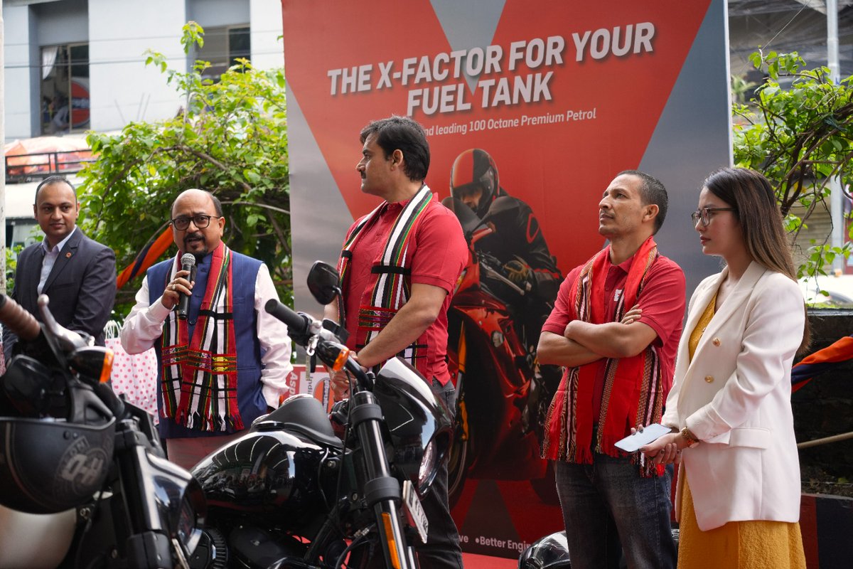 SilcharDO_IOCL's tweet photo. Celebrating an adrenaline-pumping ride with Xp100 Bike Ride in Mizoram, alongside Harley Davidson enthusiasts! 🏍️✨ Thanks to all who fueled this exhilarating experience. #Xp100 #HarleyDavidson #BikeRally#Aizawl#Mizoram
@ChairmanIOCL @DirMktg_iocl https://t.co/qDHhORxCnb