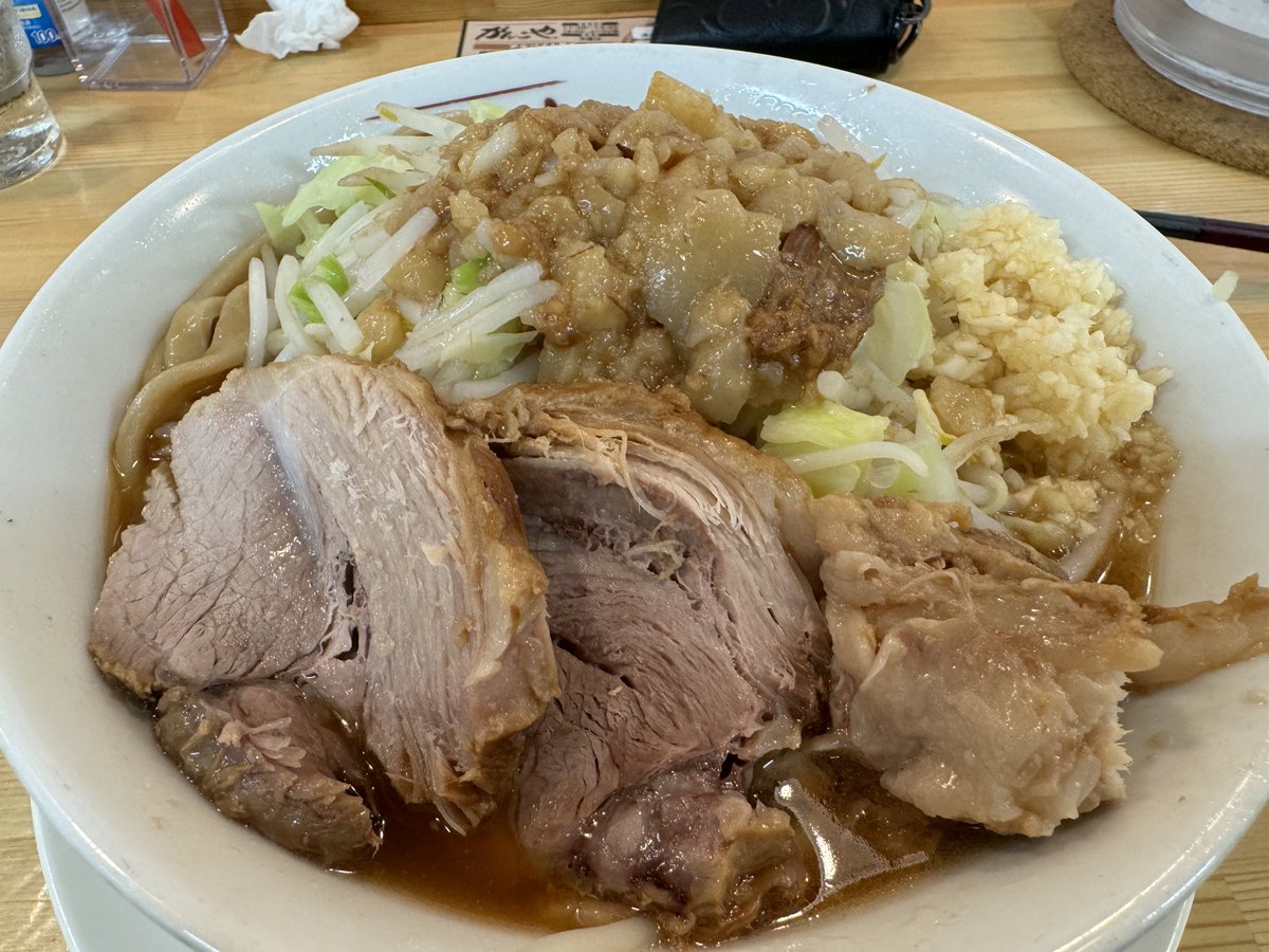 kuk6265's tweet photo. 二郎系得意じゃなかったけど美味しかった😋
お腹パンパンどす https://t.co/J50XdoiZ53