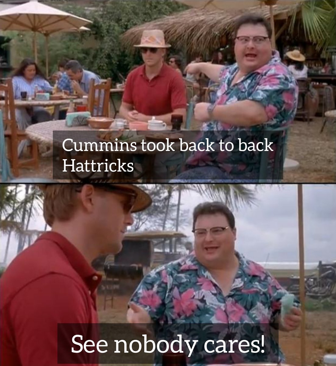 academy_dinda's tweet photo. Pat Cummins took a Hattrick in back to back matches 💀 https://t.co/MDRIP4RraR