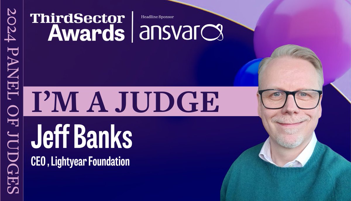 Pleased to be supporting a thriving #thirdsector by contributing to this awards programme as a judge. A really interesting experience! Good luck to all the entrants! 

thirdsectorawards.com/#Judges