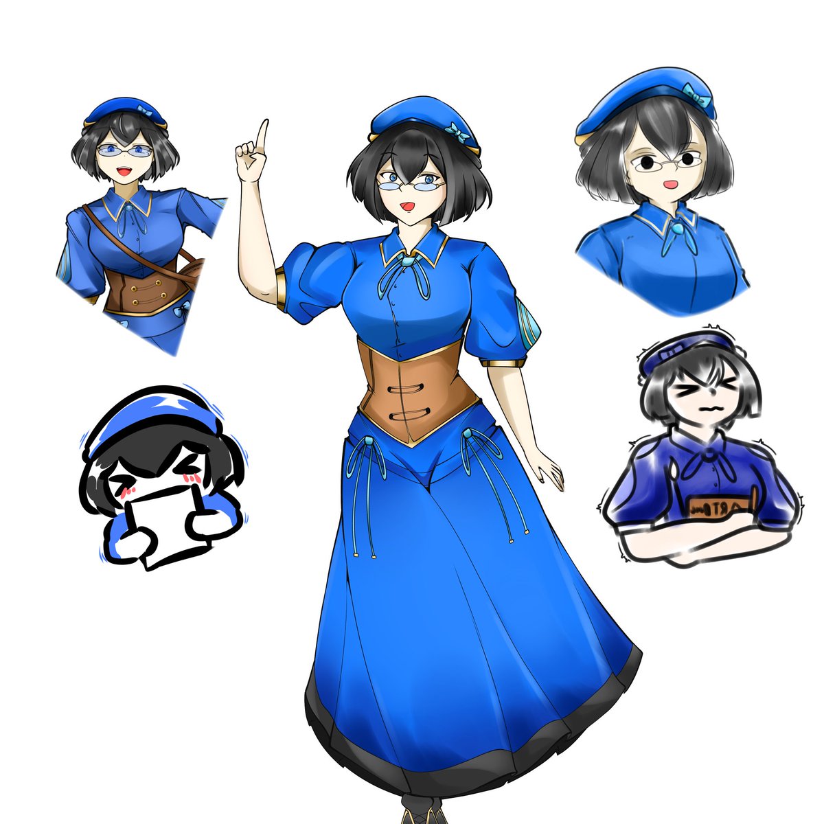 sachikibou's tweet photo. @DigiHateDrawing Hiiii my name is sachi and I love to draw (≧∇≦)/💙💙 https://t.co/vGlSUW8gn4