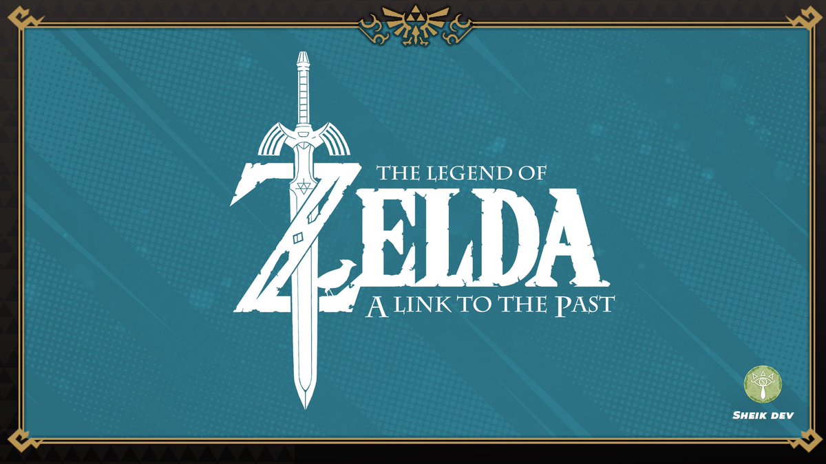 SheikDev's tweet photo. Introducing the new logo for the 😄 project, inspired by the series' modern logos and designed by @durupt_dylan. 

I like the sobriety of this logo 😁

New 3D models of his creations will be presented very soon. 

#zelda #zeldaALTTP https://t.co/gf9oq0r4gZ
