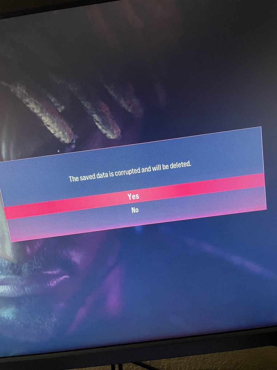 Aur4Effect's tweet photo. @TEKKEN Somehow my game crashed right after a match and I got a blue screen on my pc. Then I launch the game again and I get this. I lost all my saved character customization and arcade story stuff. But at least my online rank is still intact.  :( https://t.co/tDH6aCvPUe