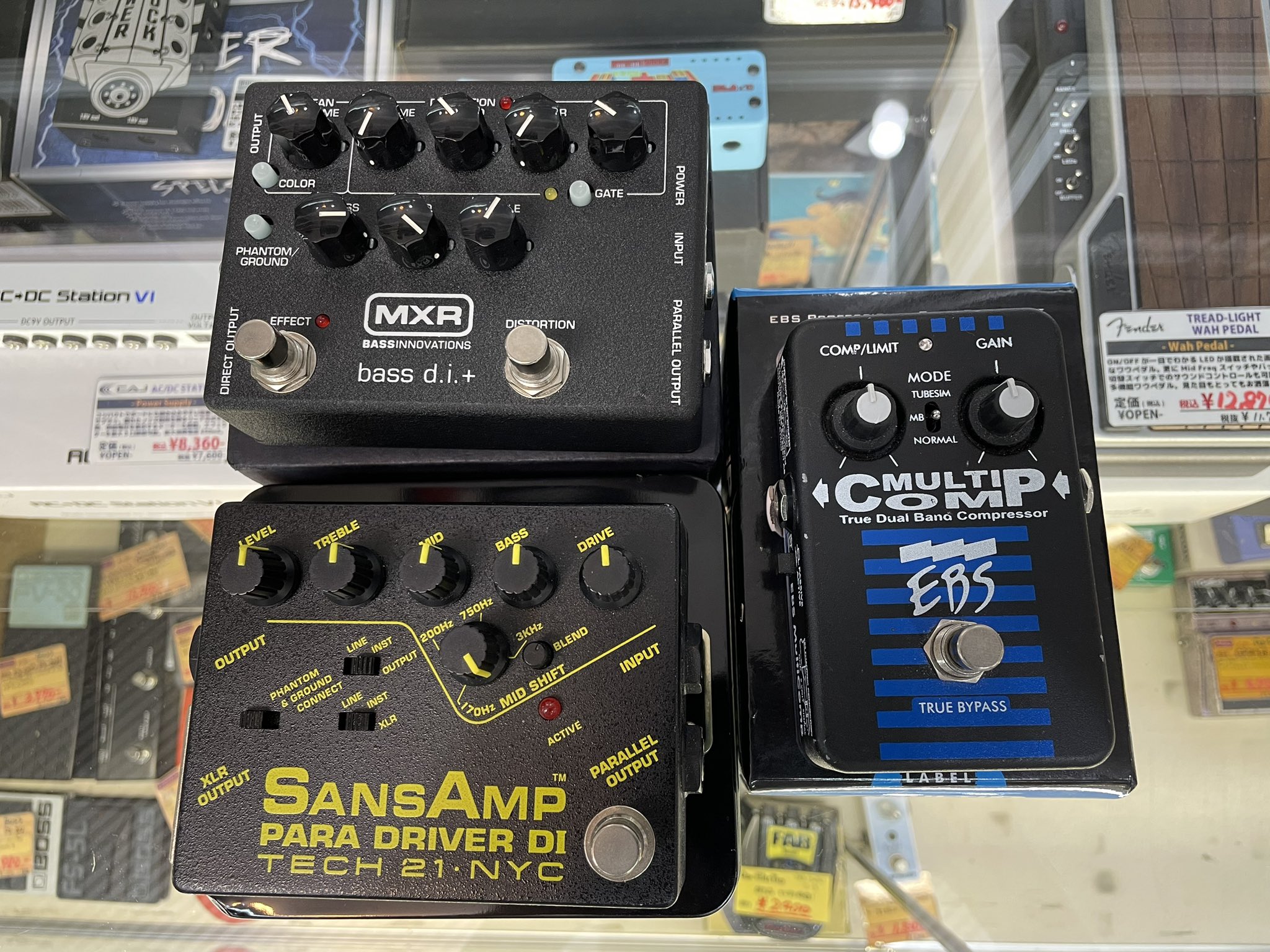 ベースエフェクター EBS MXR EHX ベースエフェクター EBS MXR EHX