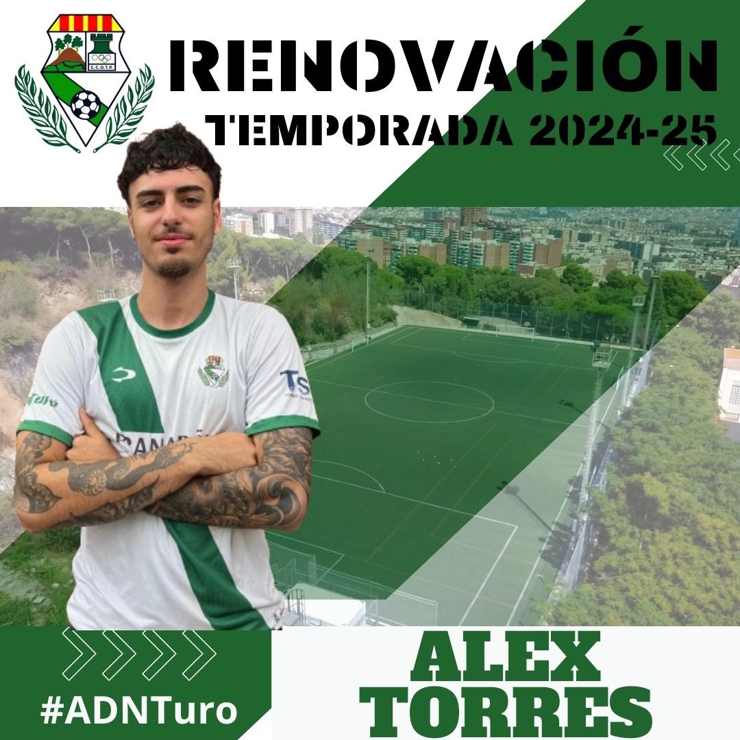 [PRIMER EQUIPO]

✍️ RENOVACIÓN 
ALEX TORRES

Torres renueva con el primer equipo y será su tercera temporada en el club. Jugadorazo de nivel para la zona ofensiva del ataque. 

¡ Gracias Alex por confiar en el proyecto deportivo !

#ADNTuro💚