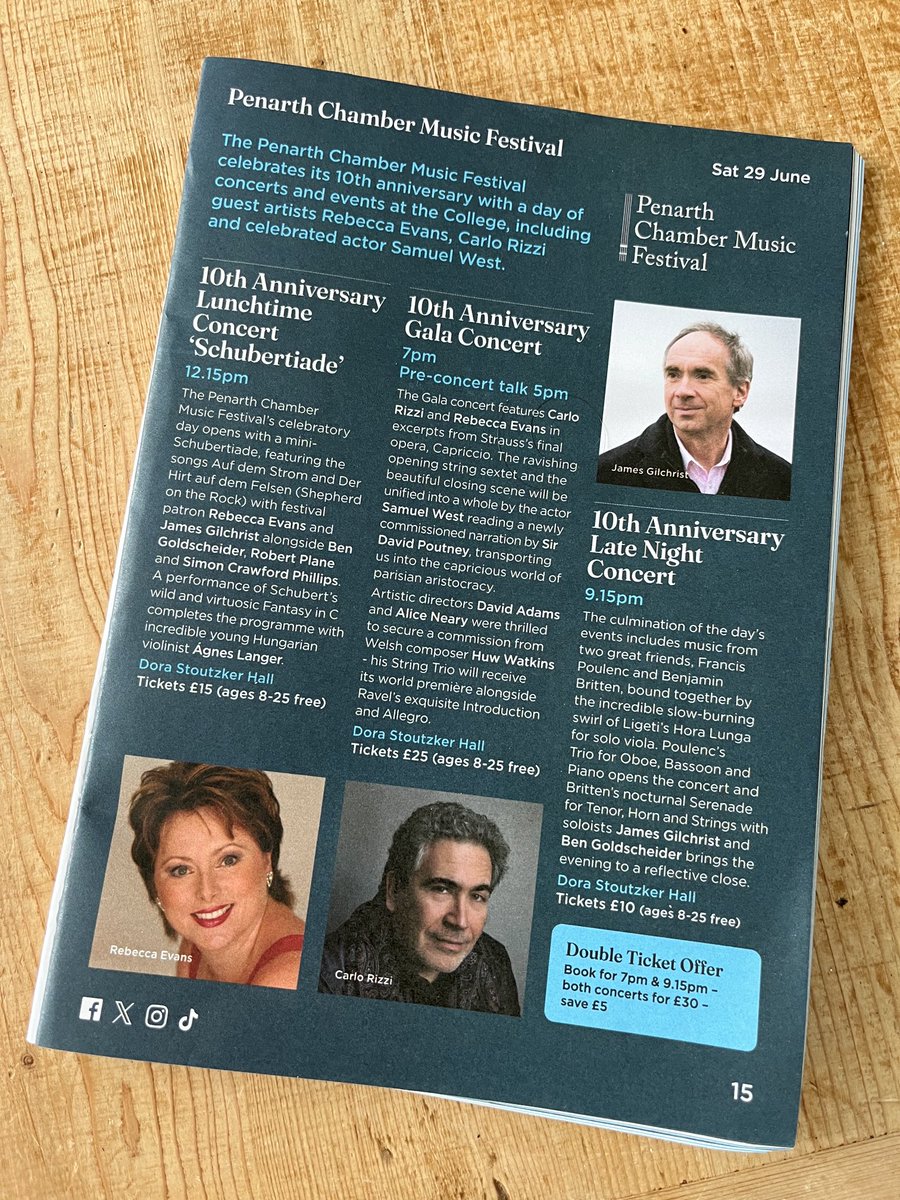 Penarth Chamber (@penarthchamber) on Twitter photo Saturday 29th June!
penarthchambermusicfestival.org.uk <a href="/RebeccaEvansSop/">Rebecca Evans</a> <a href="/bengoldscheider/">Ben Goldscheider</a> <a href="/WatkinsHuw/">Huw Watkins</a> <a href="/Sicrawf/">Simon Crawford-Phillips</a> <a href="/DavidStark89/">David Stark</a> <a href="/DavidAdviolin/">David Adams</a> <a href="/AliceNeary/">Alice Neary</a> <a href="/CarloRizziMusic/">Carlo Rizzi</a> <a href="/sinfoniacymru/">Sinfonia Cymru</a> <a href="/RWCMD/">Royal Welsh College of Music & Drama</a> Saturday 29th June!
penarthchambermusicfestival.org.uk <a href="/RebeccaEvansSop/">Rebecca Evans</a> <a href="/bengoldscheider/">Ben Goldscheider</a> <a href="/WatkinsHuw/">Huw Watkins</a> <a href="/Sicrawf/">Simon Crawford-Phillips</a> <a href="/DavidStark89/">David Stark</a> <a href="/DavidAdviolin/">David Adams</a> <a href="/AliceNeary/">Alice Neary</a> <a href="/CarloRizziMusic/">Carlo Rizzi</a> <a href="/sinfoniacymru/">Sinfonia Cymru</a> <a href="/RWCMD/">Royal Welsh College of Music & Drama</a> 