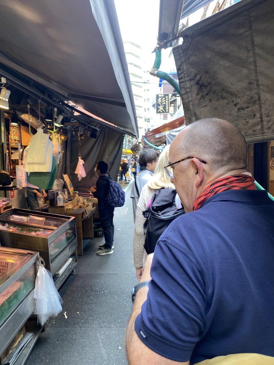 sophieark's tweet image. Tsukiji Outer Market. 

#Tokyo #TokyoTech #JapanTechTour