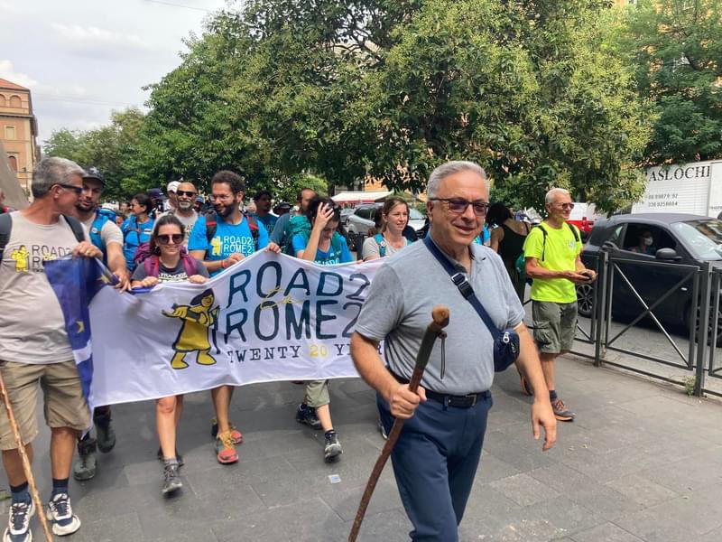 Ciao Presidente ❤️ e grazie di tutto. Ci hai regalato un sogno e lasciato una importante eredità: la Francigena. Un onore averti conosciuto e camminato insieme a te.