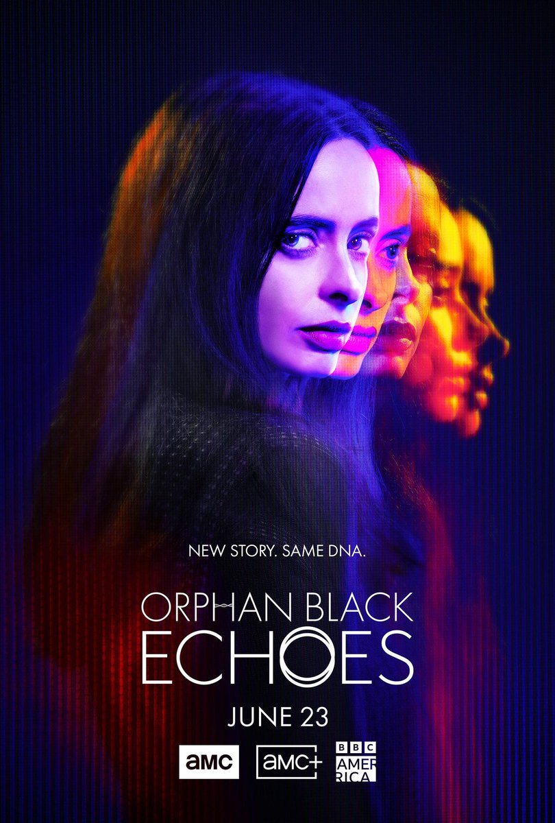 LifeIsAFilmFest's tweet image. New series ORPHAN BLACK: ECHOES with @Krystenritter and Keeley Hawes is on AMC+. It is set in the same universe as Orphan Black. It will also air on AMC and BBC America tonight.

#OrphanBlackEchoes #AMCPlus