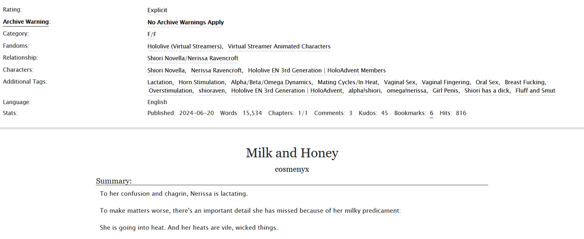 sootySlate's tweet image. #shioraven 👁‍🗨🎼
spicy and fluffy shioraven fic with a lot of &apos;shiori tries to be affectionate&apos;
read the tags first to see if you&apos;re comfortable with them
archiveofourown.org/works/56785675