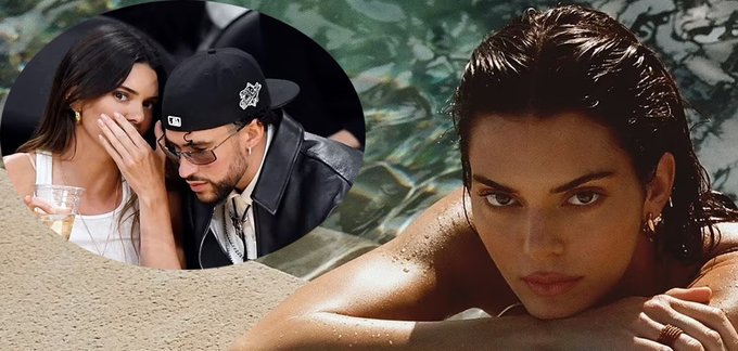 Kendall Jenner Stuns in Tiny Swimwear While Sunbathing Poolside Amidst Rumors of Rekindled Romance with Bad Bunny