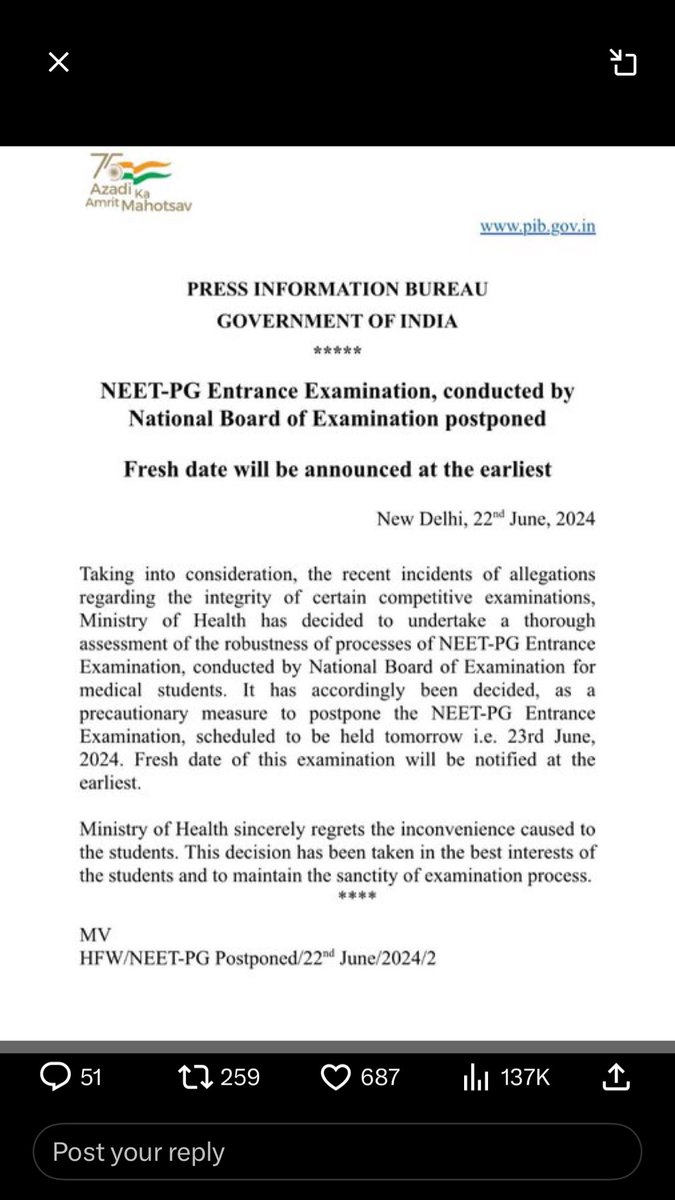 Aryan__kaurav's tweet photo. Neet exam postponed  🙄
Student's ki lanka lga ke hi rahegi sarkar 
Ek bhi exam nhi hon de rhe 😐😬
#examcancle #examcancle  #NEET_छात्रों_की_आवाज़ #NEET_नहीं_NEAT #neet https://t.co/itScFHsMPn