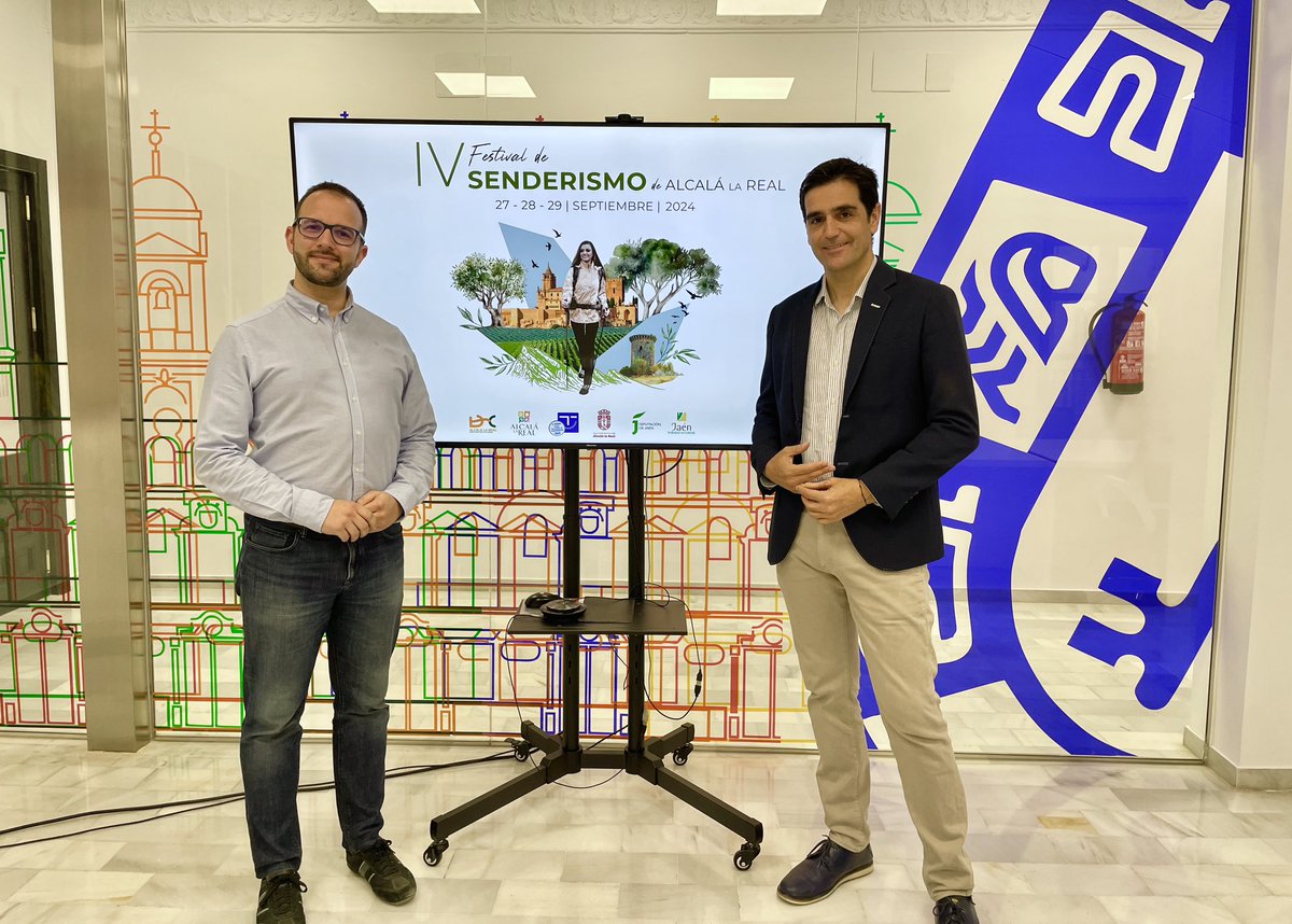 #AlcalálaReal
LA IV EDICIÓN DEL FESTIVAL DE SENDERISMO SERÁ EL 27, 28 y 29 DE SEPTIEMBRE
Turismo oferta dos nuevas rutas: Alcalá la Real-Fuente Álamo y Villalobos-Ribera Baja
lc.cx/CqPZgp