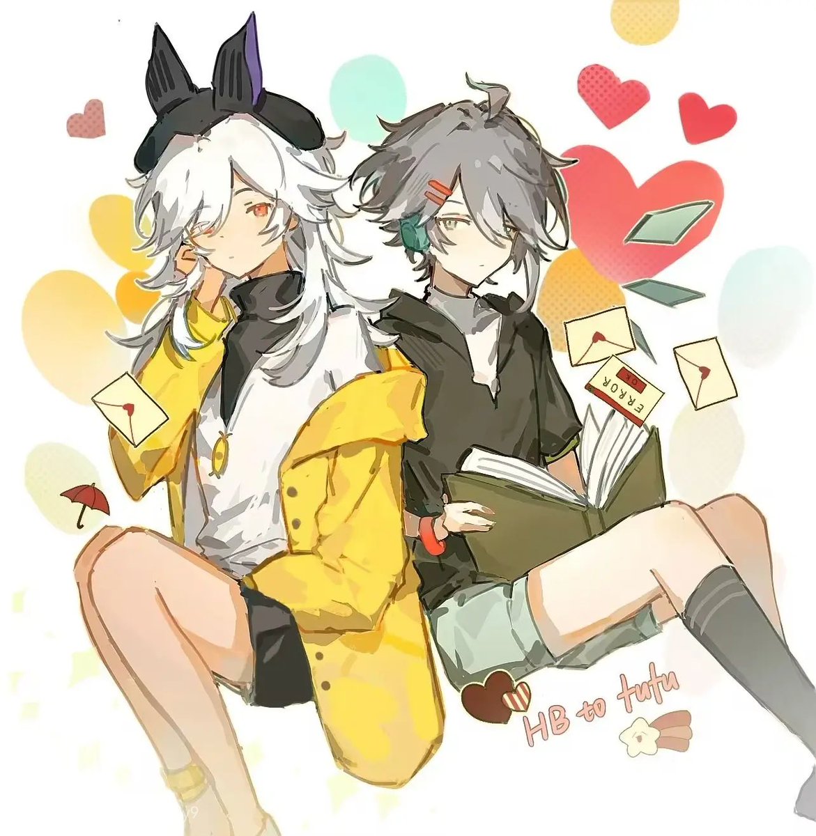 给朋友画的 #haino  #genshinimpact #cyno #alhaitham