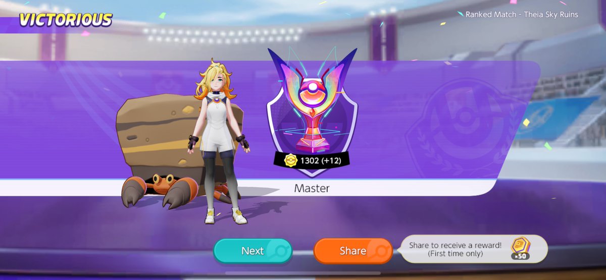 RubberyGooGirl's tweet photo. Been on a streak. I don’t imagine it will last for long but it is what it is.
#PokemonUNITE
#OnlyPointsWin
#LearnToPlayCorrectly https://t.co/L9SuWsEkRq