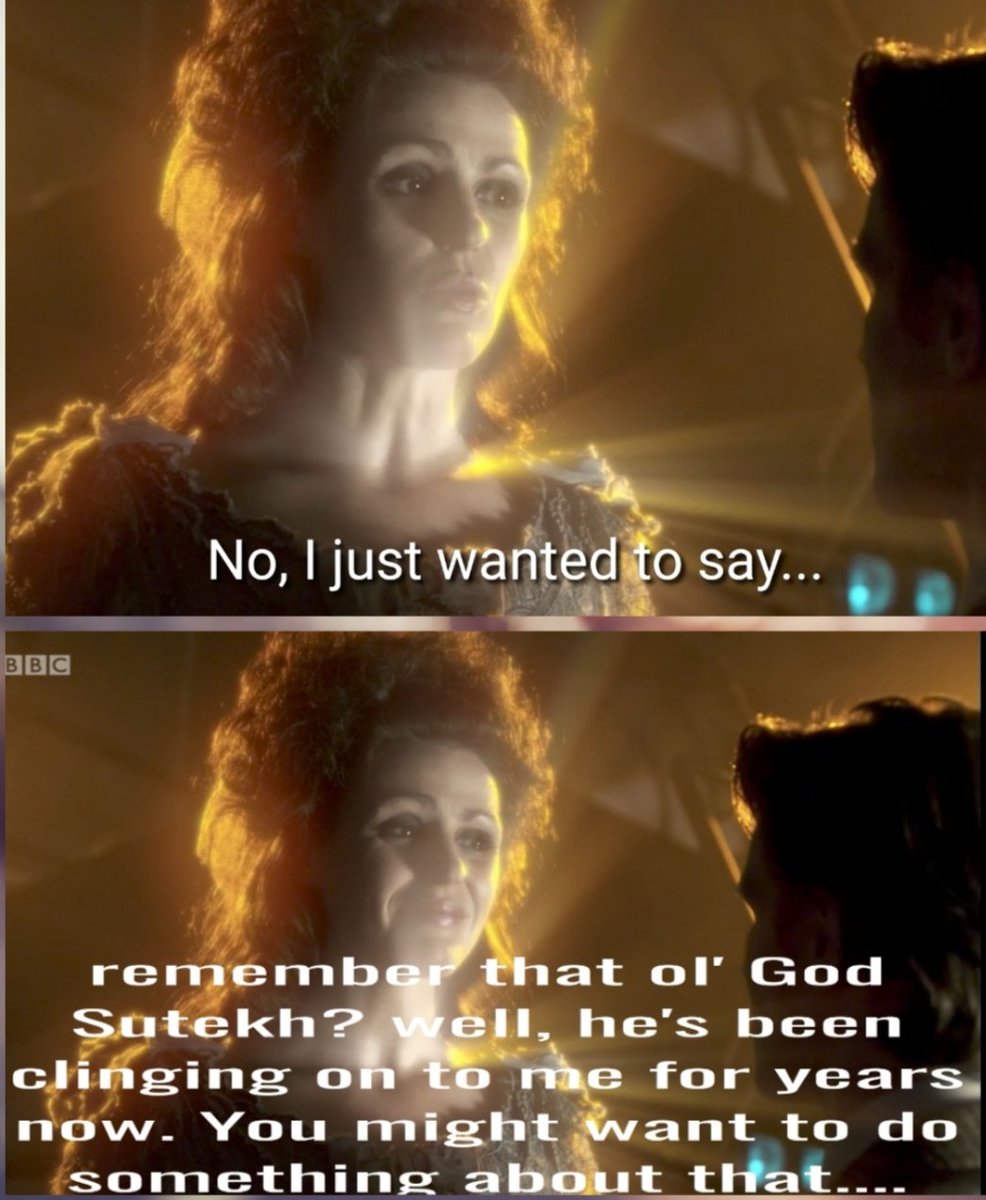 manusj's tweet image. When the Tardis had a chance to warn the Doctor, but didn't...#Sutekh #DoctorWho #EmpireOfDeath