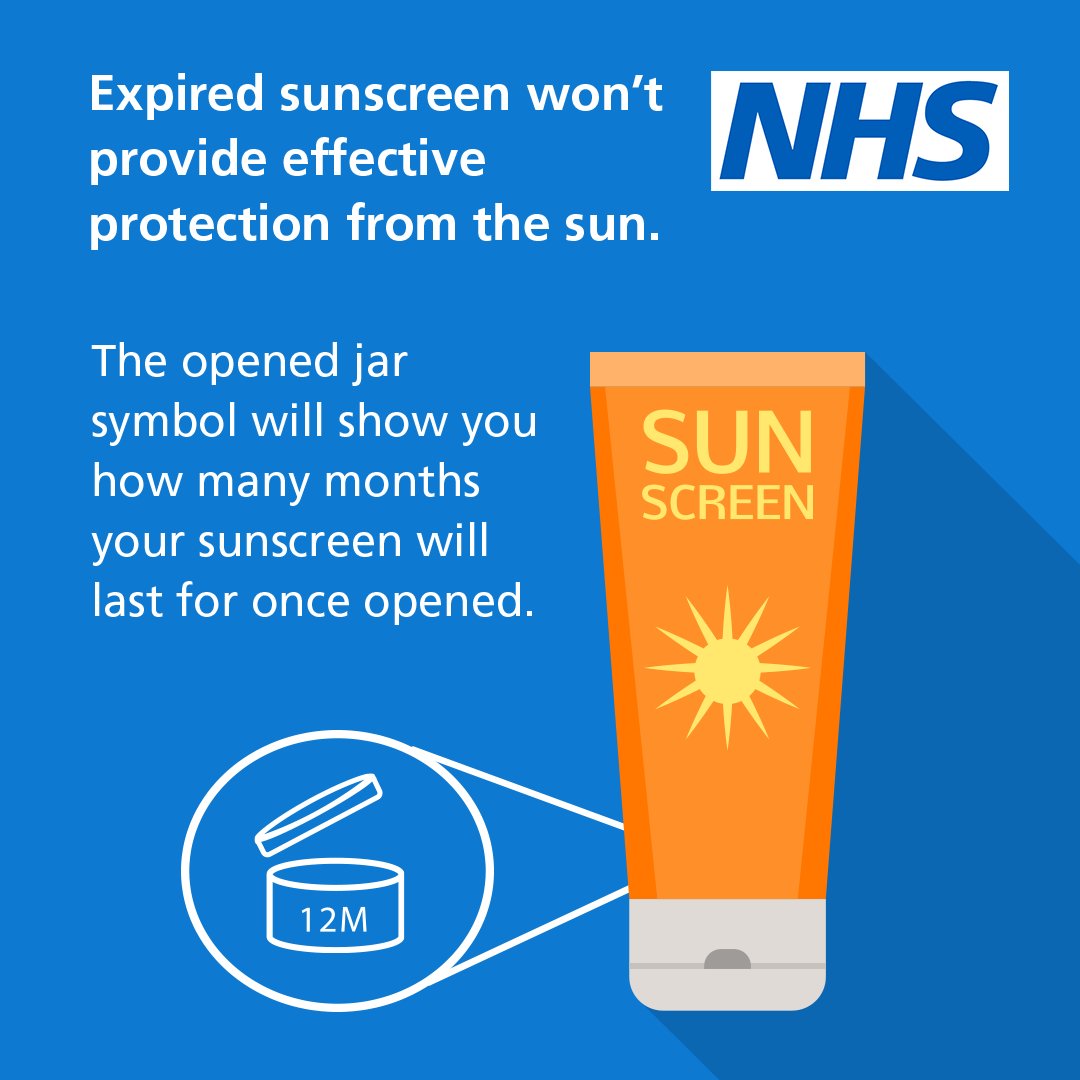 As the weather gets warmer, it's worth checking to see if your bottle of sunscreen is still effective.

The longer the bottle is open, the less effective it is at protecting you. If you’re using sunscreen from last summer, check that it hasn’t expired.
