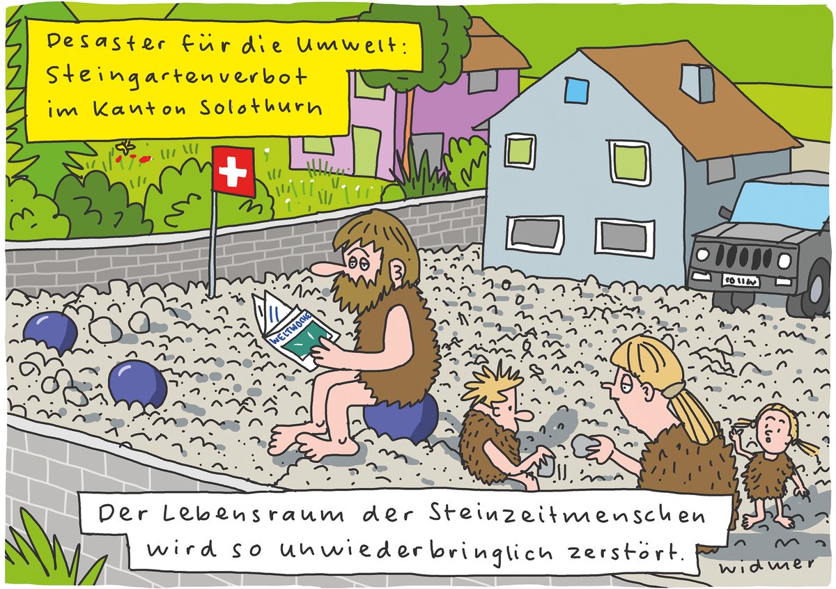 Cartoon: @RuediWidmer