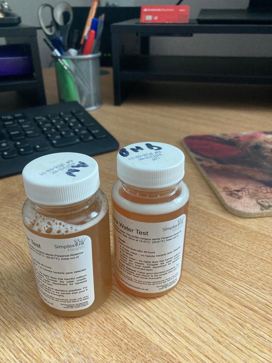 JamieOwenNews's tweet image. Testing for ecoli in upper reaches of River Cleddau and in Haverfordwest. Six tests from a UkAS accredited lab. All tests positive over 2 week period which suggests raw sewage still entering river even in dry weather. 
This is a public health issue and all water users are at risk