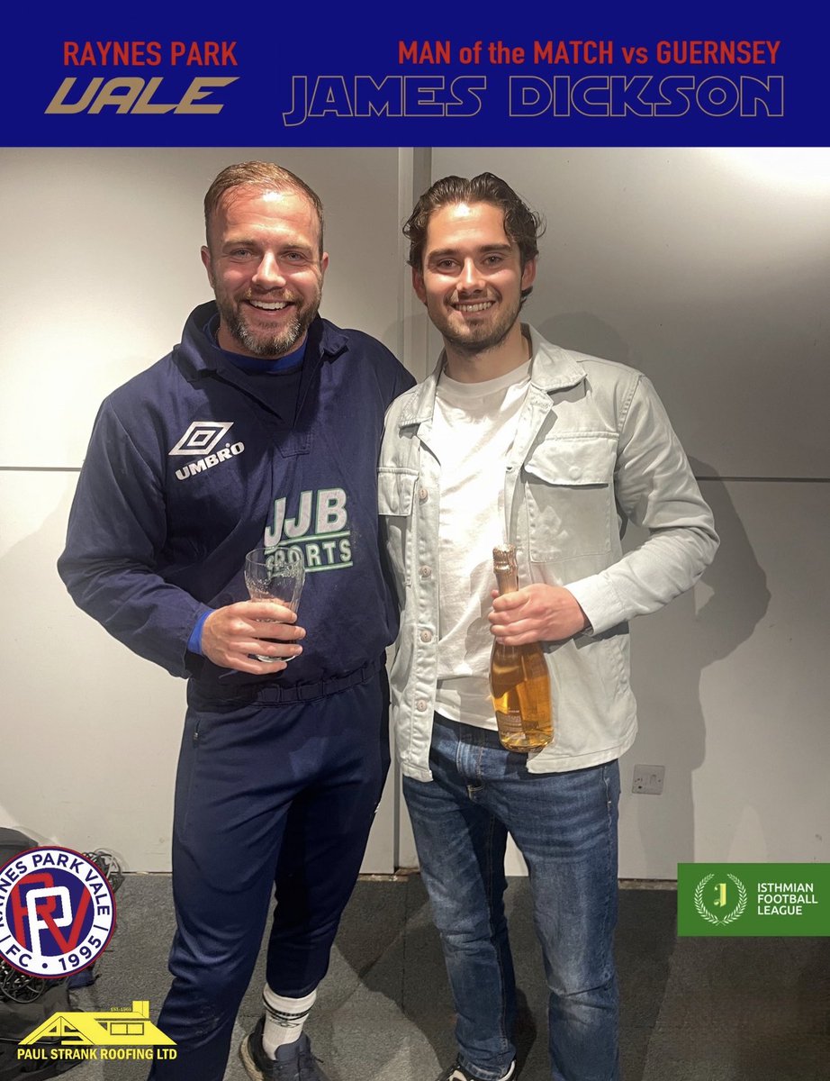 🔵🔴 RETAINED 2024/25
James Dickson.
Looking forward to seeing Dicko link up the midfield play that he does so well. The hardworking centre mid enters his 2nd full season at the Vale &amp; made 34 appearances in 23/24 becoming a real mainstay of the RPV side. Raring 2 go for 24/25⚽️