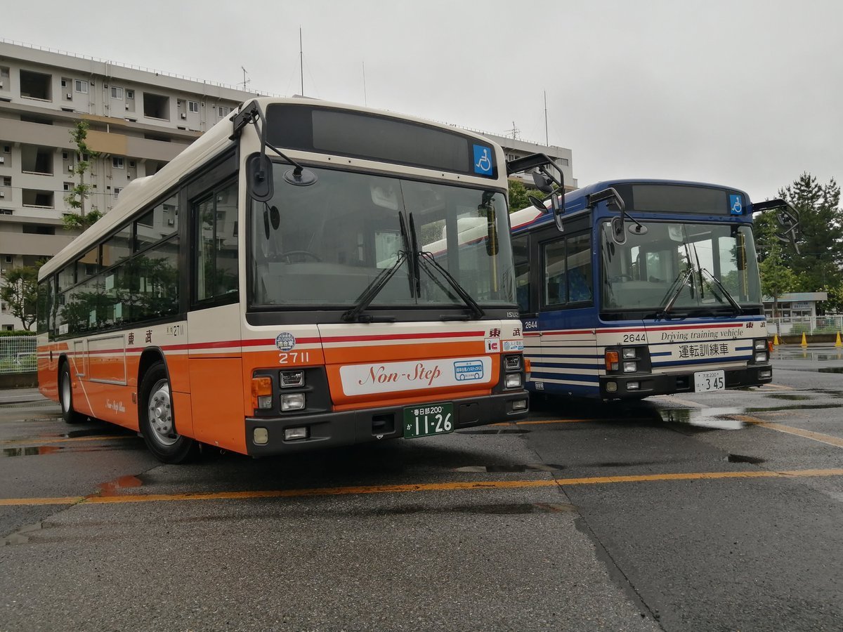 東武バス #V8 エルガ社2711号車引退イベントin三郷】③ 午後から再び雨