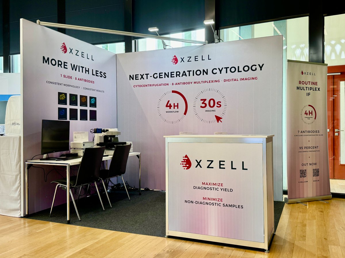 X-ZELL (@xzellinc) on Twitter photo It’s #ECC24 time! If you’re attending the 2024 European Congress of Cytology in Leipzig today, don't miss the <a href="/XZELLInc/">X-ZELL</a> booth in the Telemann Hall – we're ready to get the show underway 🎉
#ecc24 #medtech #cytology #nextgenerationcytology #pathology #cancerdiagnostics It’s #ECC24 time! If you’re attending the 2024 European Congress of Cytology in Leipzig today, don't miss the <a href="/XZELLInc/">X-ZELL</a> booth in the Telemann Hall – we're ready to get the show underway 🎉
#ecc24 #medtech #cytology #nextgenerationcytology #pathology #cancerdiagnostics