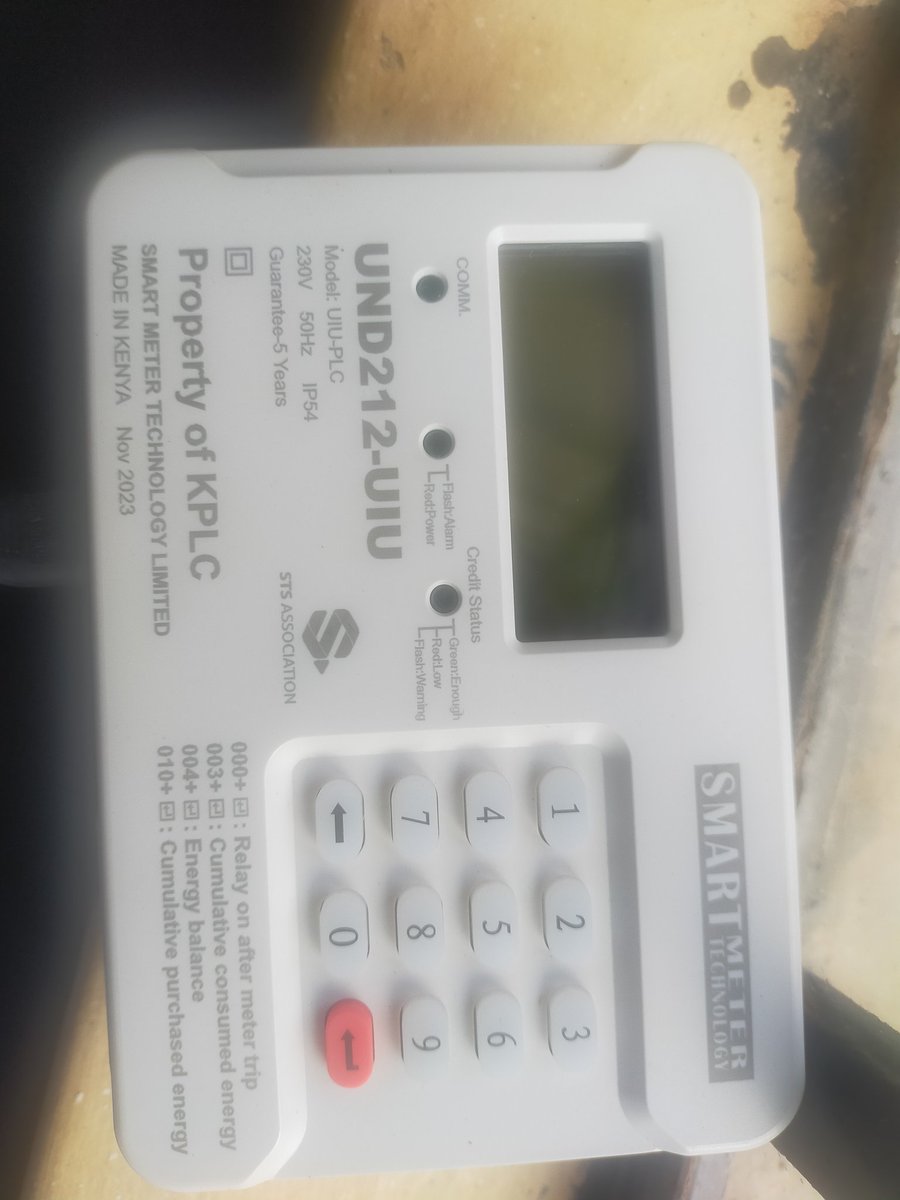 mzeerobe's tweet photo. @KenyaPower Good morning how do i commission this
Meter no.92106687962 https://t.co/rEmnetfoa5